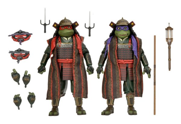 Teenage Mutant Ninja Turtles 3 2er-Pack Figuren Donatello & Raphael 18 cm