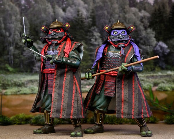 Teenage Mutant Ninja Turtles 3 2er-Pack Figuren Donatello & Raphael 18 cm