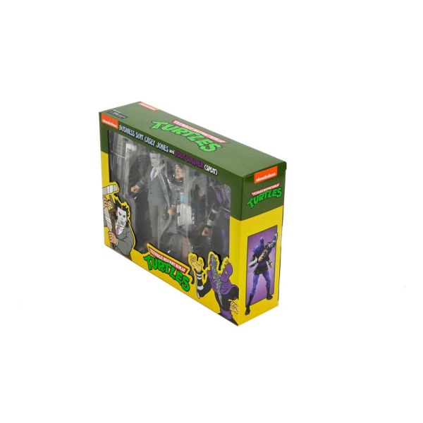 Ninja Turtles (Cartoon) Pack 2 Figuren Business Suit Casey Jones & Split Foot Soldier 18 cm