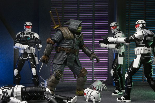 Ninja Turtles (Der letzte Ronin) Synja Commando mit Mousers Figur 18 cm