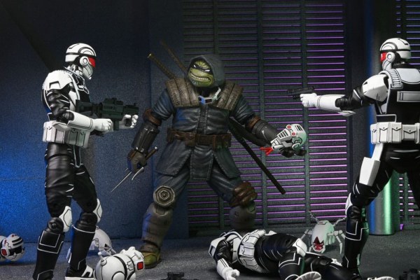 Ninja Turtles (Der letzte Ronin) Synja Commando mit Mousers Figur 18 cm