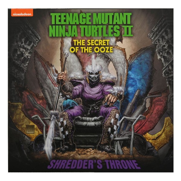 Ninja Turtles 2: Das Geheimnis des Ooze diorama Shredder's Throne 27 cm