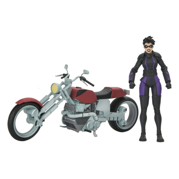 Ninja Turtles (The Last Ronin The Lost Years) Figur Casey Marie mit Last Ronin Motorrad 18 cm
