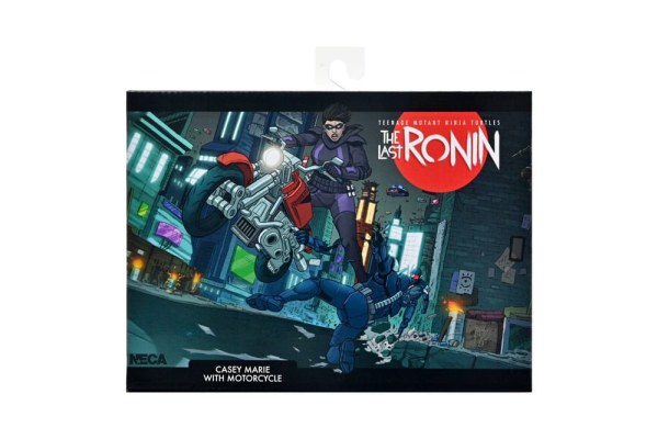 Ninja Turtles (The Last Ronin The Lost Years) Figur Casey Marie mit Last Ronin Motorrad 18 cm