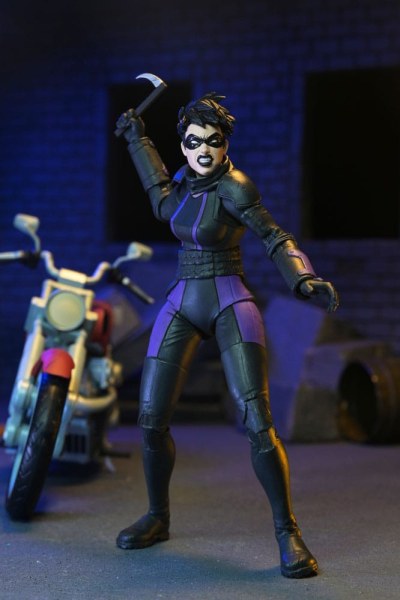 Ninja Turtles (The Last Ronin The Lost Years) Figur Casey Marie mit Last Ronin Motorrad 18 cm