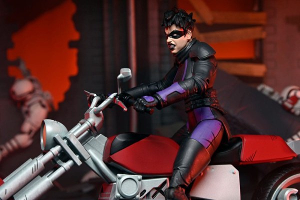 Ninja Turtles (The Last Ronin The Lost Years) Figur Casey Marie mit Last Ronin Motorrad 18 cm