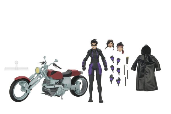 Ninja Turtles (The Last Ronin The Lost Years) Figur Casey Marie mit Last Ronin Motorrad 18 cm