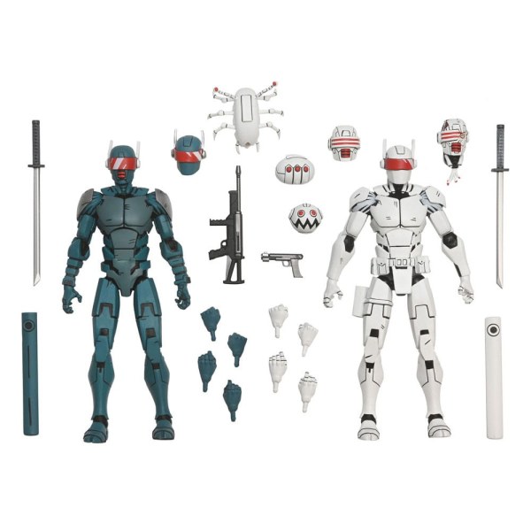 Ninja Turtles (Der letzte Ronin) 2er-Pack Synja Robots Figuren 18 cm