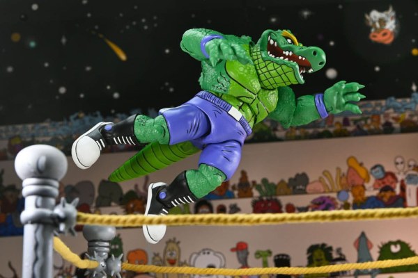 Ninja Turtles (Archie Comics) Stump Wrestling Leatherhead Figur 18 cm