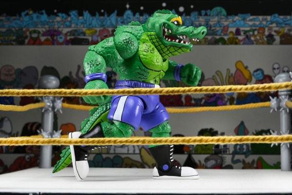 Ninja Turtles (Archie Comics) Stump Wrestling Leatherhead Figur 18 cm