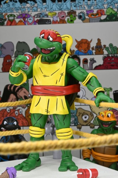 Ninja Turtles (Archie Comics) Figuren 4er Pack Stump Wrestling Turtles 18 cm