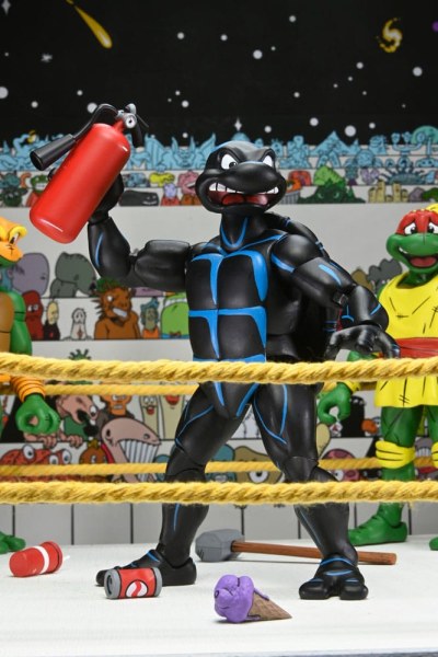 Ninja Turtles (Archie Comics) Figuren 4er Pack Stump Wrestling Turtles 18 cm