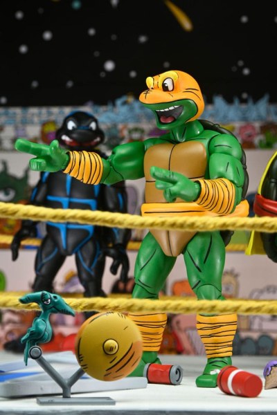 Ninja Turtles (Archie Comics) Figuren 4er Pack Stump Wrestling Turtles 18 cm