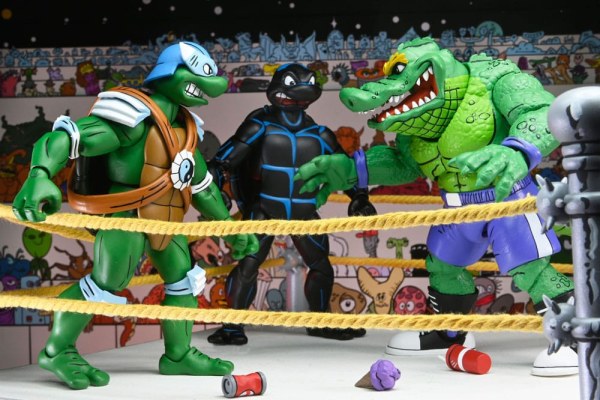 Ninja Turtles (Archie Comics) Figuren 4er Pack Stump Wrestling Turtles 18 cm