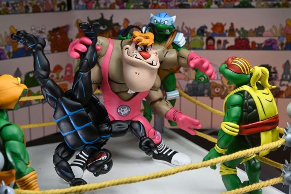 Ninja Turtles (Archie Comics) Figuren 4er Pack Stump Wrestling Turtles 18 cm