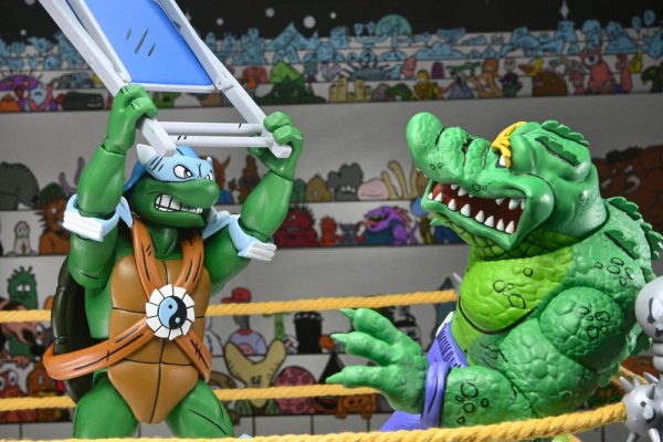 Ninja Turtles (Archie Comics) Figuren 4er Pack Stump Wrestling Turtles 18 cm