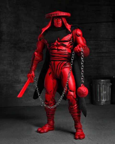 Ninja Turtles (Mirage Comics) Rote und schwarze Fuß-Assassinen-Figur 18 cm