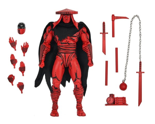 Ninja Turtles (Mirage Comics) Rote und schwarze Fuß-Assassinen-Figur 18 cm