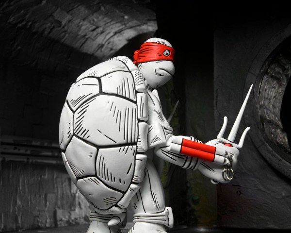 Ninja Turtles (Mirage Comics) 2er-Pack schwarz-weiße First Turtles-Figuren 18 cm