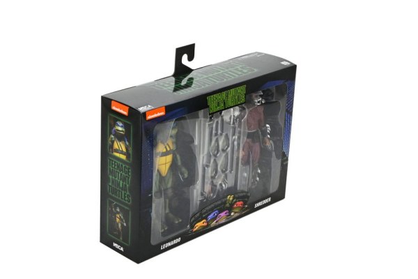 Ninja Turtles (Film 1990) Roof Top Battle Shredder vs Leo Figur 18 cm