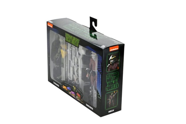 Ninja Turtles (Film 1990) Roof Top Battle Shredder vs Leo Figur 18 cm