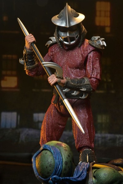 Ninja Turtles (Film 1990) Roof Top Battle Shredder vs Leo Figur 18 cm
