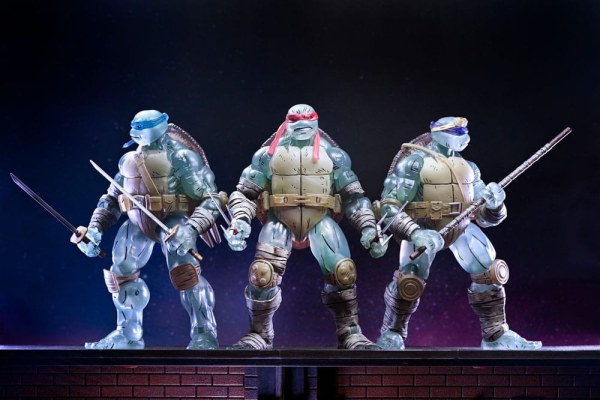Ninja Turtles (Der letzte Ronin) 3er-Pack Ghost Brothers-Figuren 18 cm
