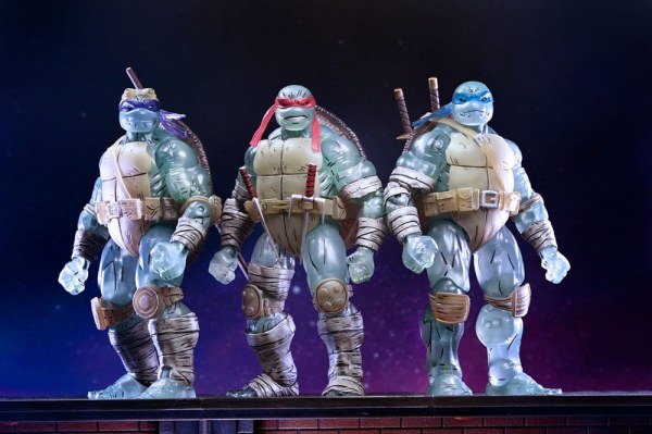 Ninja Turtles (Der letzte Ronin) 3er-Pack Ghost Brothers-Figuren 18 cm