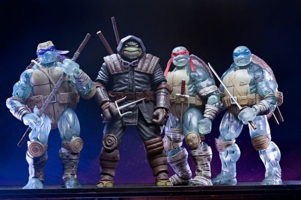 Ninja Turtles (Der letzte Ronin) 3er-Pack Ghost Brothers-Figuren 18 cm