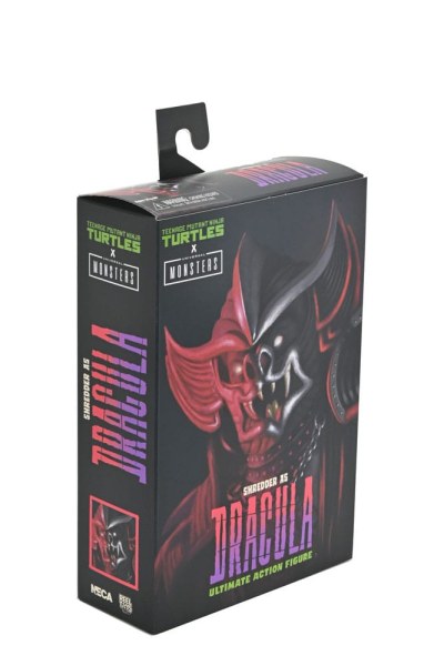 Ninja Turtles x Universal Monsters Shredder als Dracula Classic Colors Figuren 18 cm