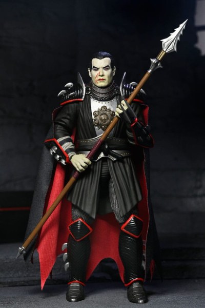 Ninja Turtles x Universal Monsters Shredder als Dracula Classic Colors Figuren 18 cm