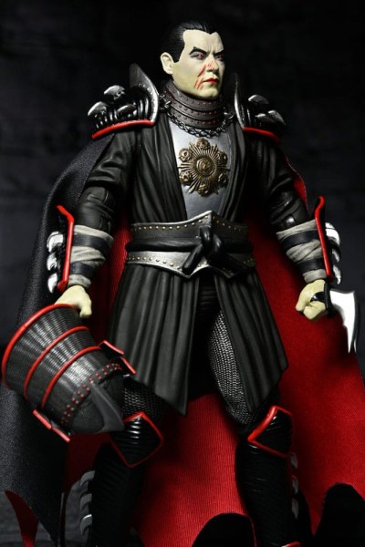Ninja Turtles x Universal Monsters Shredder als Dracula Classic Colors Figuren 18 cm