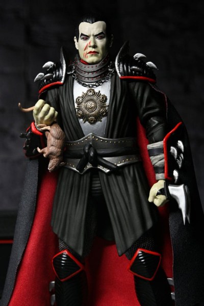 Ninja Turtles x Universal Monsters Shredder als Dracula Classic Colors Figuren 18 cm