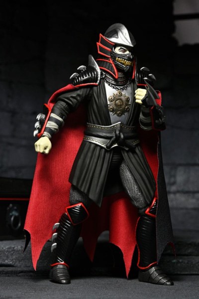 Ninja Turtles x Universal Monsters Shredder als Dracula Classic Colors Figuren 18 cm