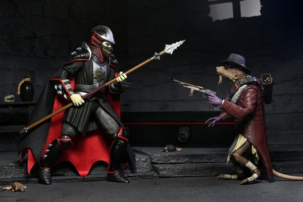Ninja Turtles x Universal Monsters Shredder als Dracula Classic Colors Figuren 18 cm