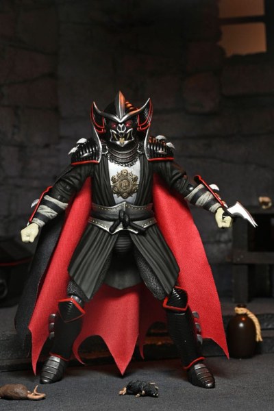 Ninja Turtles x Universal Monsters Shredder als Dracula Classic Colors Figuren 18 cm