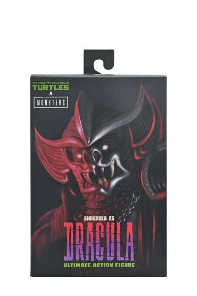 Ninja Turtles x Universal Monsters Shredder als Dracula Classic Colors Figuren 18 cm