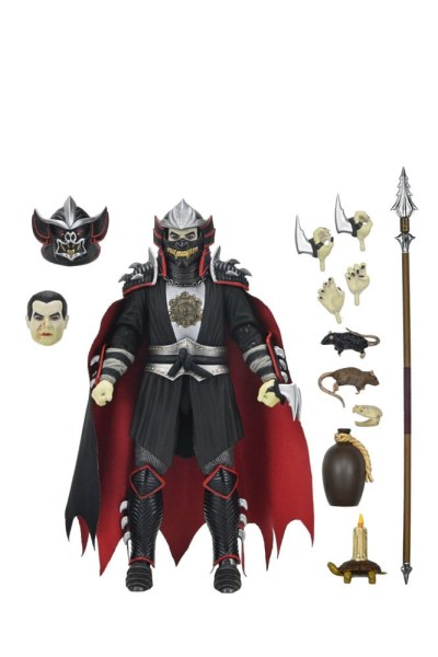 Ninja Turtles x Universal Monsters Shredder als Dracula Classic Colors Figuren 18 cm