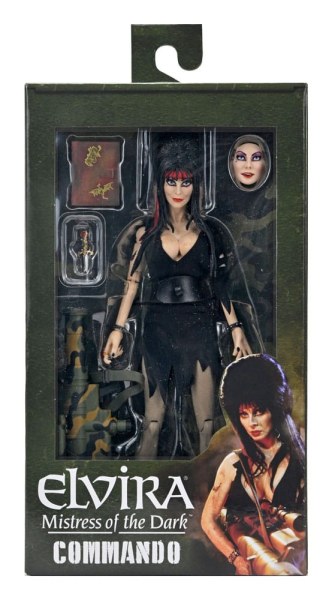 Elvira, Herrin des dunkel bekleideten Kommandos Elvira 20 cm Figur