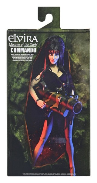 Elvira, Herrin des dunkel bekleideten Kommandos Elvira 20 cm Figur