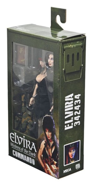 Elvira, Herrin des dunkel bekleideten Kommandos Elvira 20 cm Figur