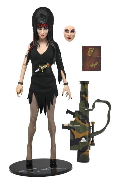 Elvira, Herrin des dunkel bekleideten Kommandos Elvira 20 cm Figur