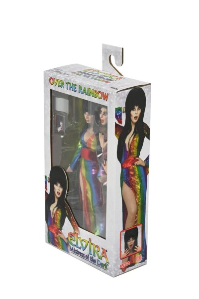Elvira, Herrin der Dunkelheit Figur bekleidet über dem Regenbogen Elvira 20 cm