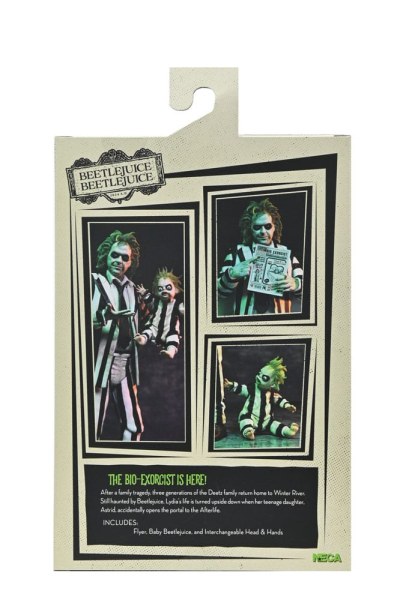 Beetlejuice Beetlejuice Figur 7 Maßstab Ultimate Striped Suit Beetlejuice 18 cm