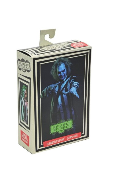 Beetlejuice Beetlejuice Figur 7 Maßstab Ultimate Striped Suit Beetlejuice 18 cm