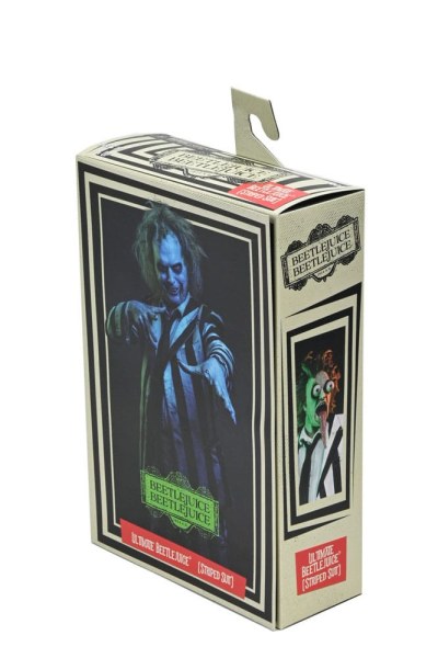 Beetlejuice Beetlejuice Figur 7 Maßstab Ultimate Striped Suit Beetlejuice 18 cm