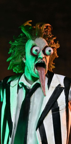 Beetlejuice Beetlejuice Figur 7 Maßstab Ultimate Striped Suit Beetlejuice 18 cm