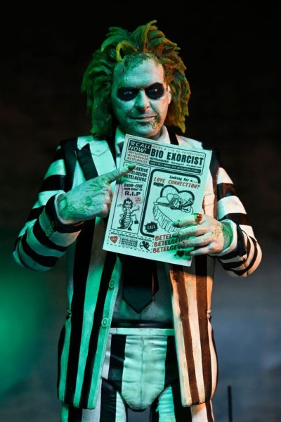 Beetlejuice Beetlejuice Figur 7 Maßstab Ultimate Striped Suit Beetlejuice 18 cm