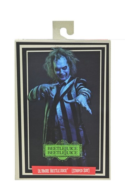 Beetlejuice Beetlejuice Figur 7 Maßstab Ultimate Striped Suit Beetlejuice 18 cm