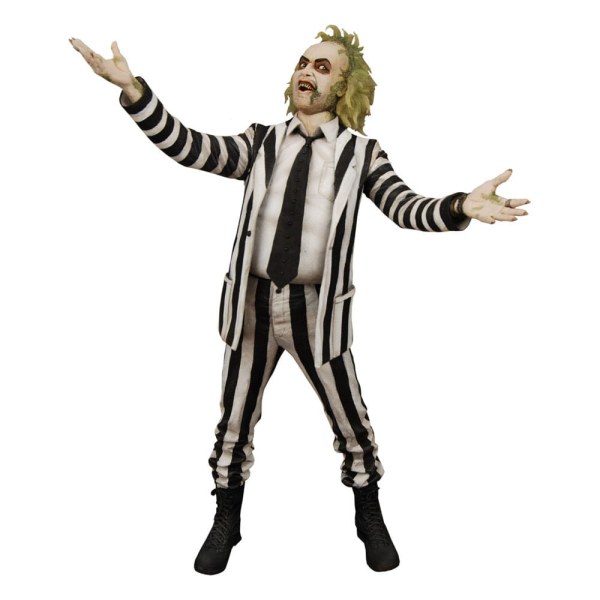 Beetlejuice 1988 1/4 Figur Gestreifter Anzug Beetlejuice 45 cm